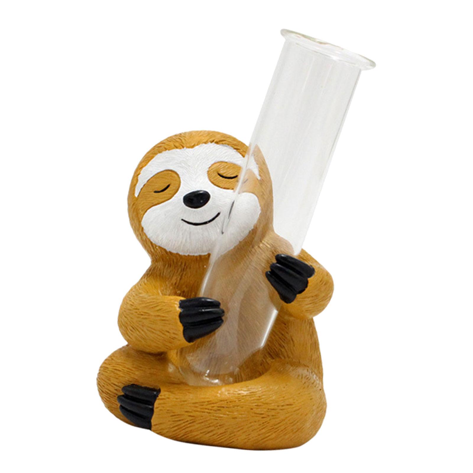 Patung Sloth Seni Vas Tabung B - Resin Art Youtube ulasan dan harga