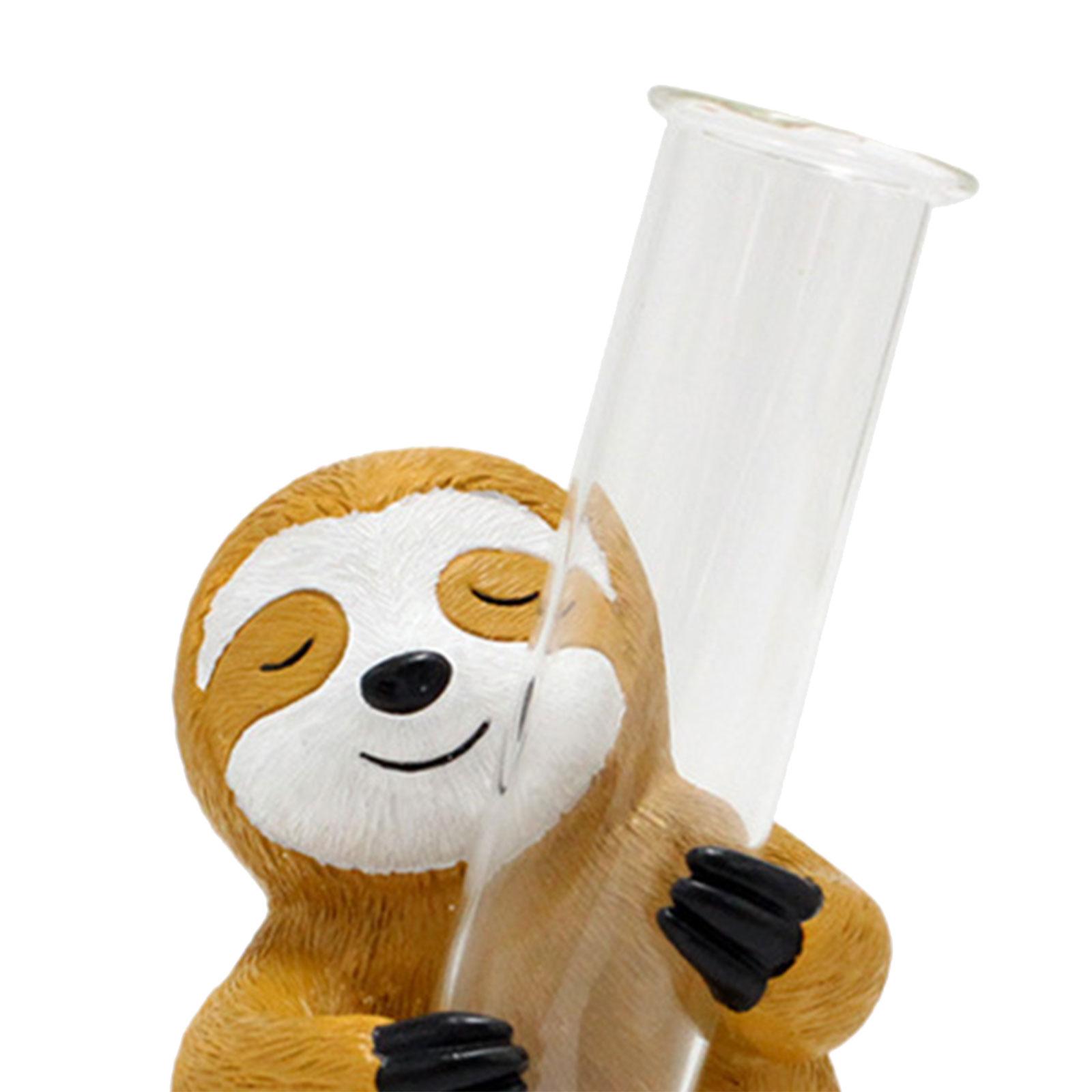 Patung Sloth Seni Vas Tabung B - Resin Art Youtube ulasan dan harga