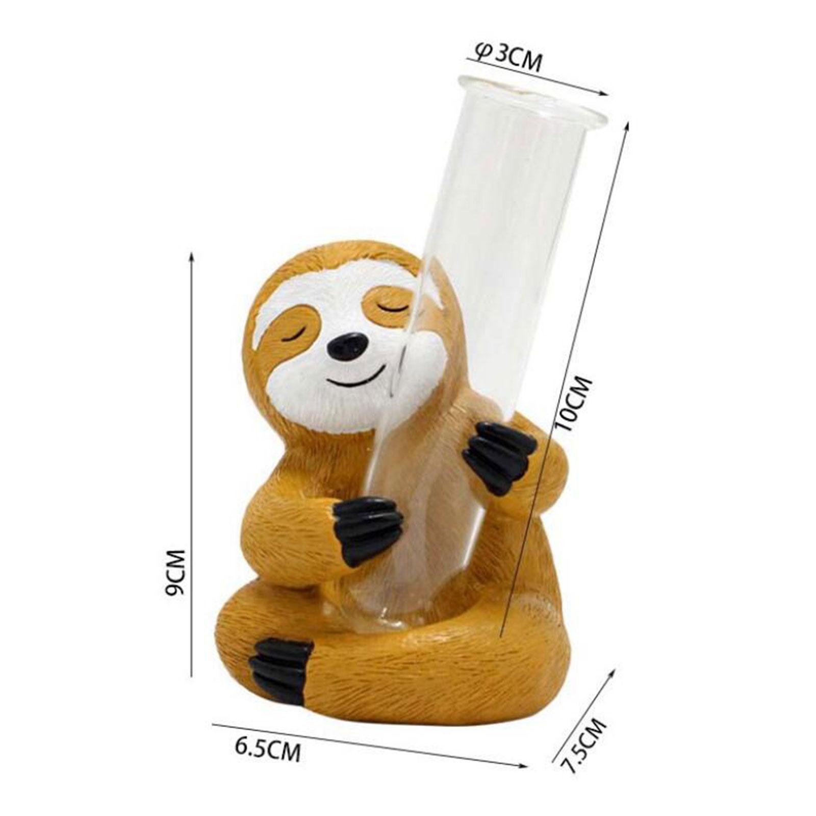 Patung Sloth Seni Vas Tabung B - Resin Art Youtube ulasan dan harga