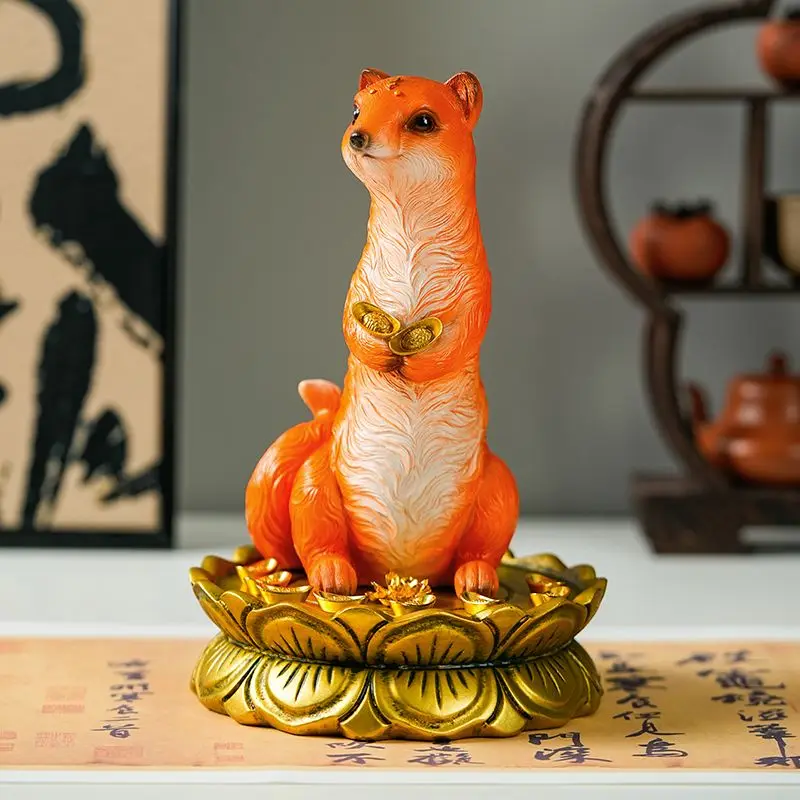 Patung Musang Wong Tai Sin, Or - Resin Art Table Top ulasan dan harga