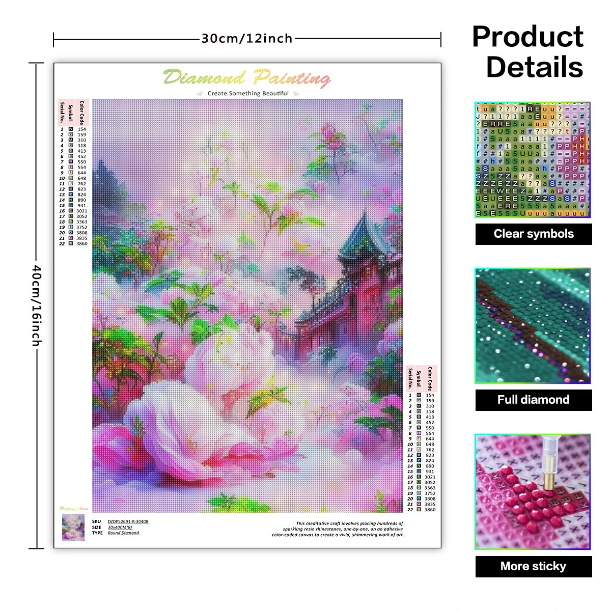 Lukisan Berlian 5d Snow House, - Resin Art Unique Ideas ulasan dan harga