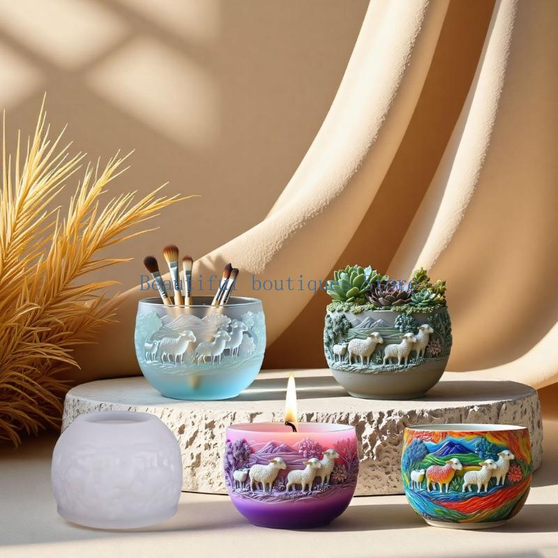 Cetakan Silikon Kambing Kreati - Resin Art Unique Ideas ulasan dan harga