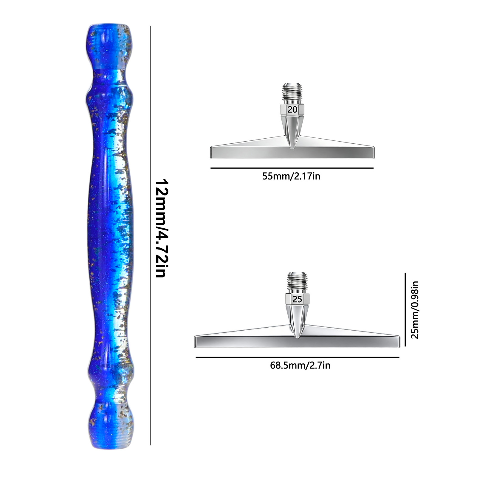 Ujung Pena Lukis Berlian Logam - Resin Art Pen ulasan dan harga