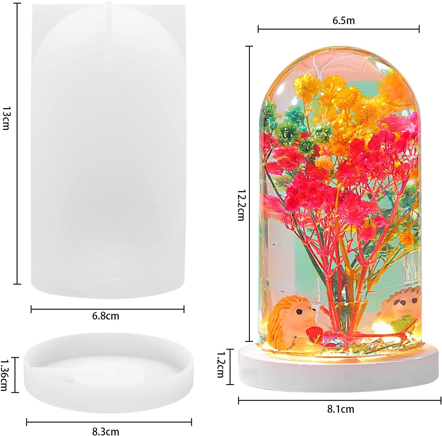 DIY kristal epoksi Resin cetak - Resin Art Lamp ulasan dan harga
