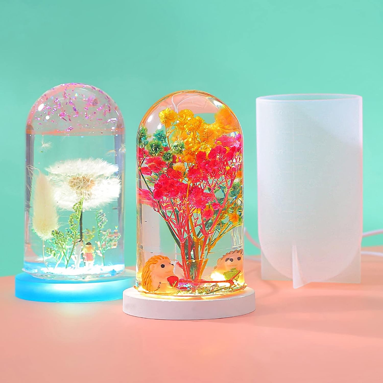 DIY kristal epoksi Resin cetak - Resin Art Lamp ulasan dan harga