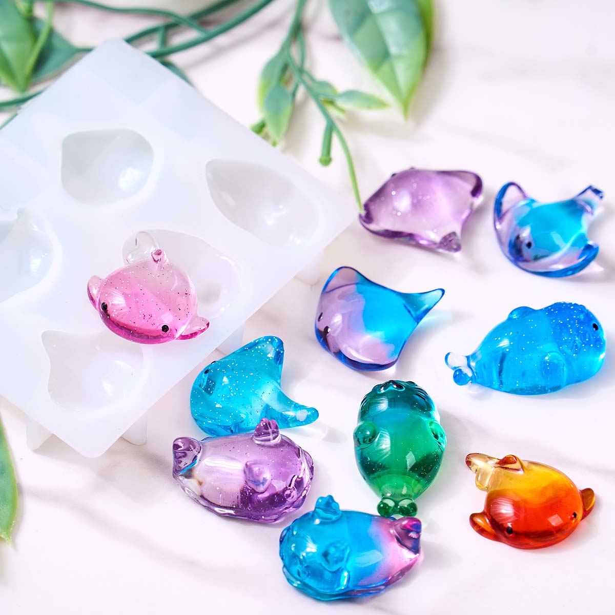 Cetakan Silikon Ikan Pari Kawa - Resin Art Epoxy ulasan dan harga