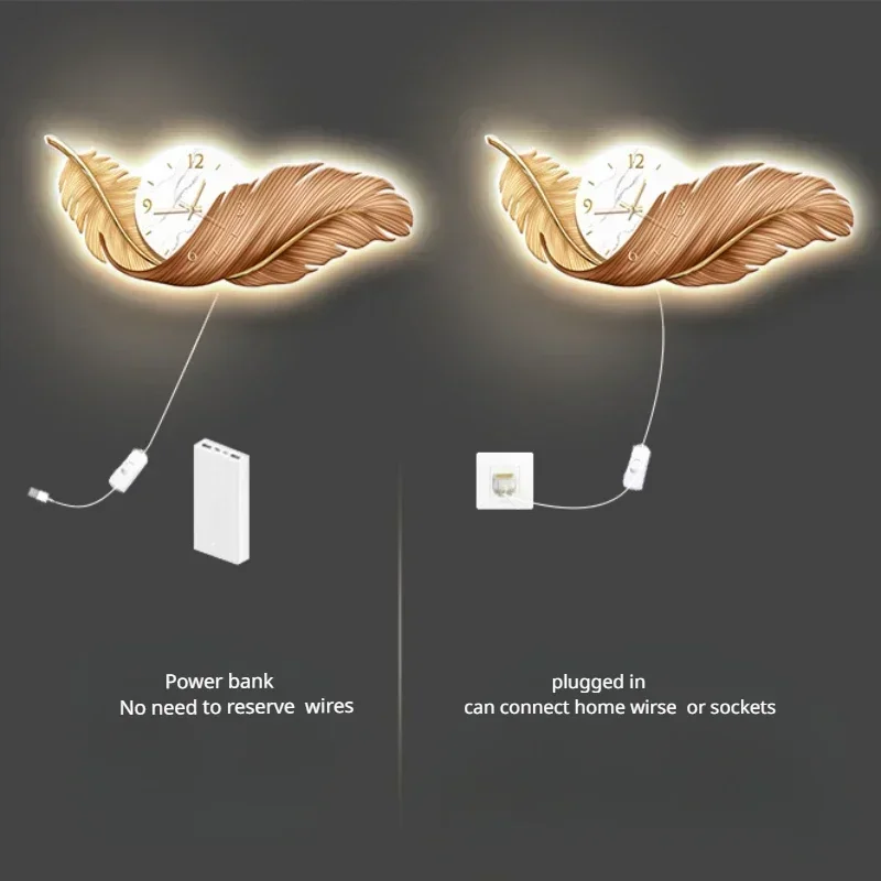 Jam Dinding LED Art Clocks, La - Resin Art Clock ulasan dan harga