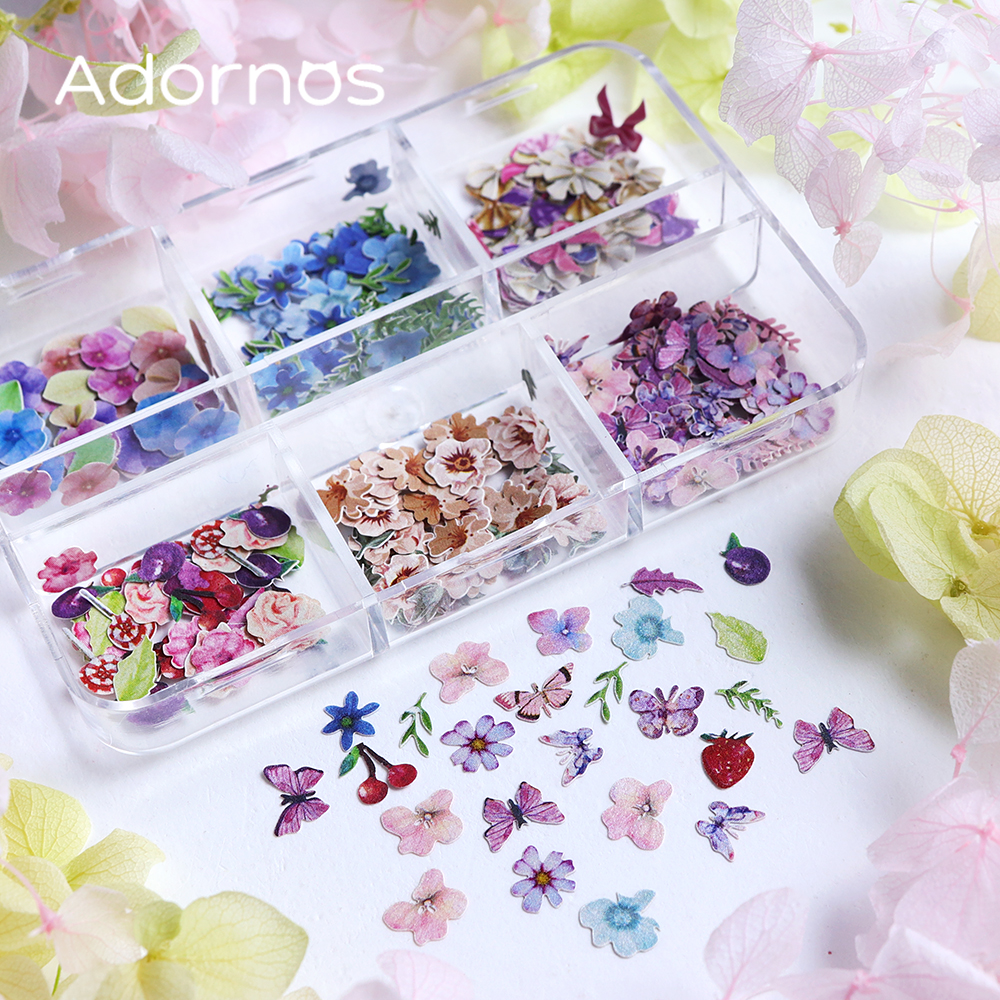 180 Buah/Kotak Kepingan Bunga  - Resin Art And Wood ulasan dan harga