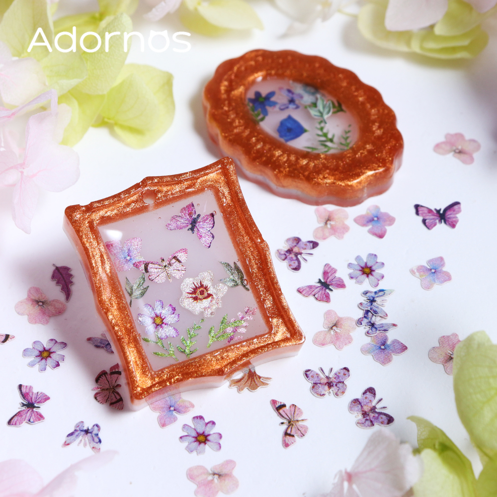 180 Buah/Kotak Kepingan Bunga  - Resin Art And Wood ulasan dan harga