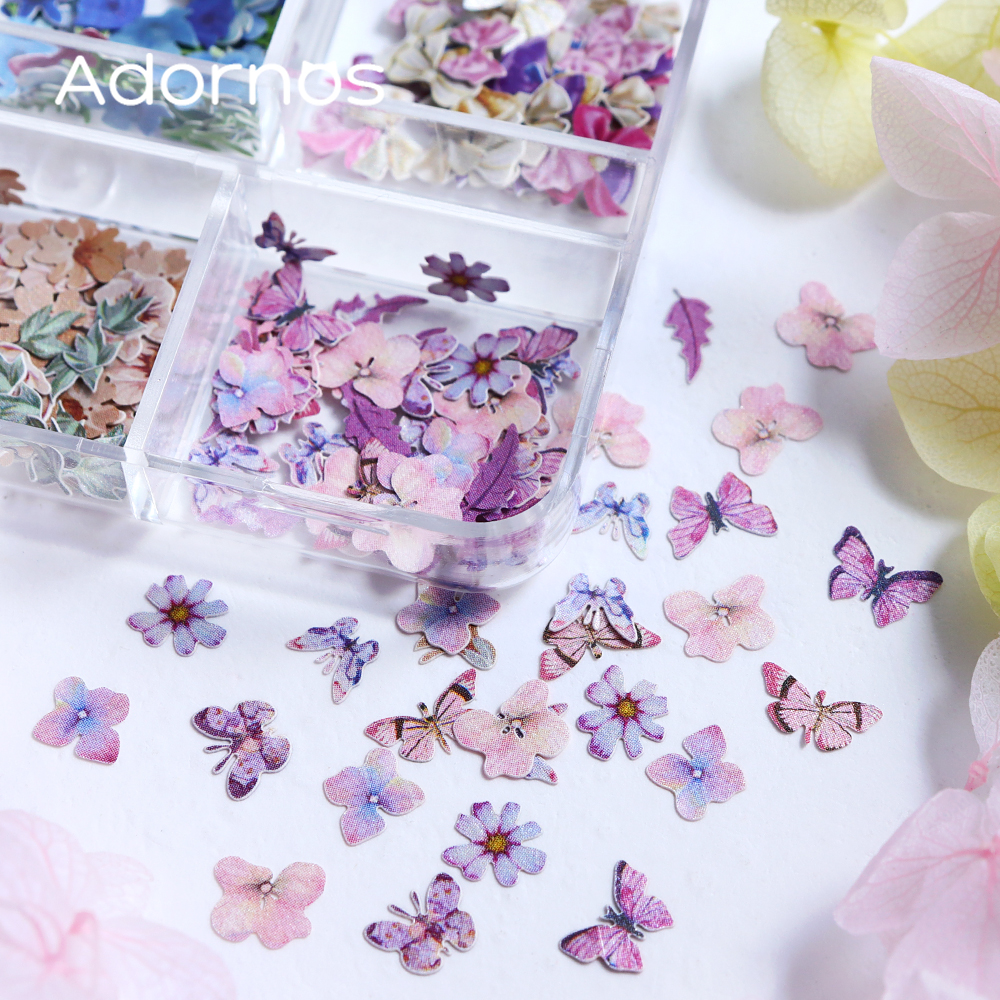 180 Buah/Kotak Kepingan Bunga  - Resin Art And Wood ulasan dan harga
