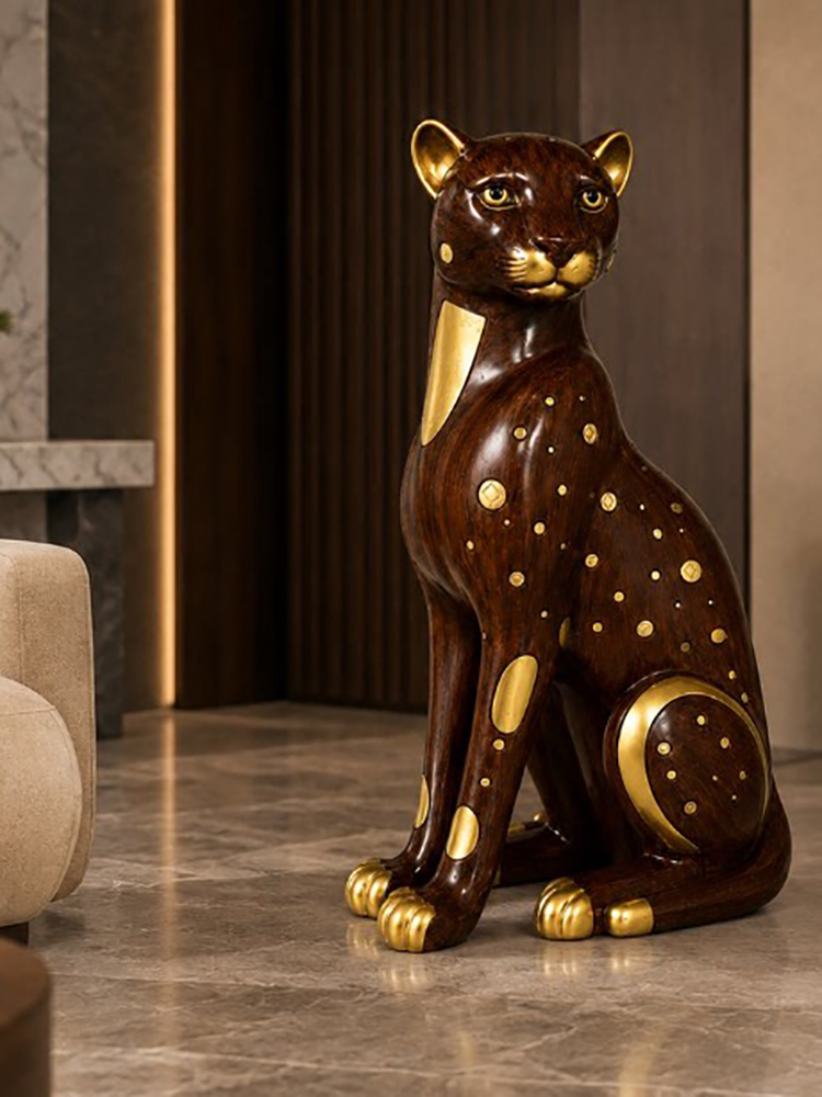 Dekorasi Rumah Patung Macan Tu - Resin Art And Wood ulasan dan harga