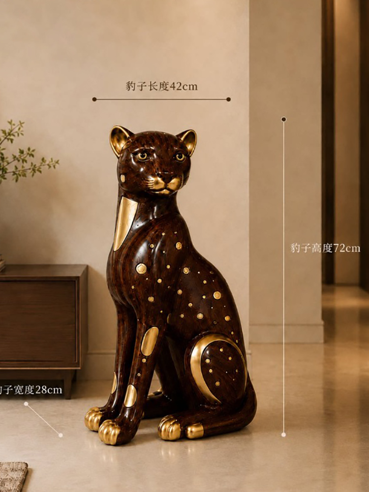 Dekorasi Rumah Patung Macan Tu - Resin Art And Wood ulasan dan harga