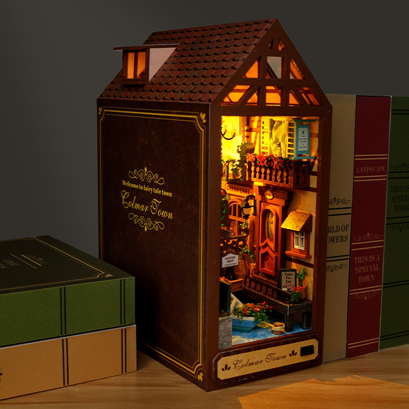 DIY Rak Buku Kayu Miniatur Kot - Resin Art And Wood ulasan dan harga