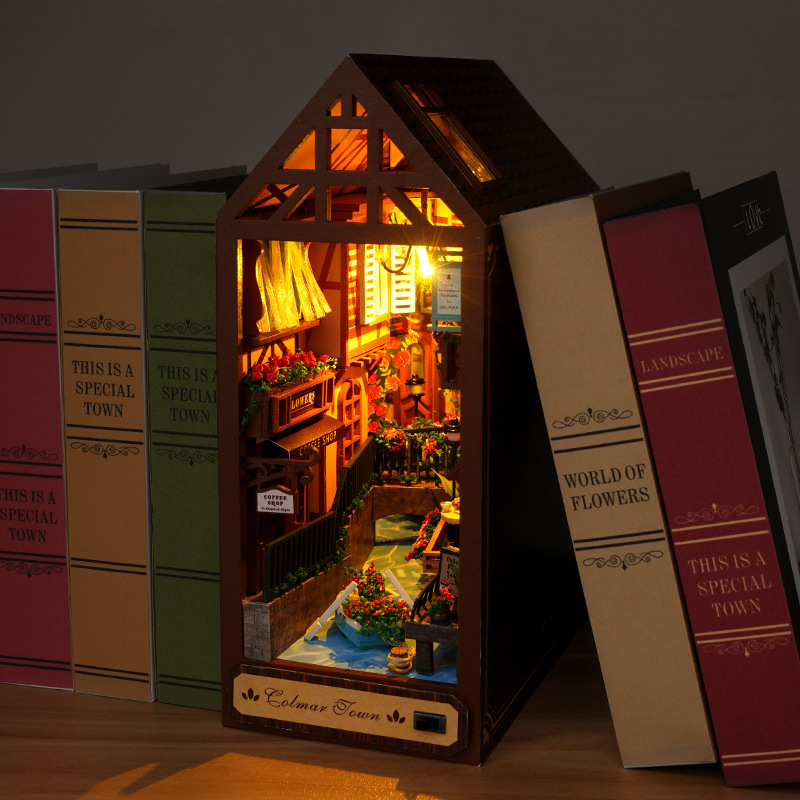 DIY Rak Buku Kayu Miniatur Kot - Resin Art And Wood ulasan dan harga