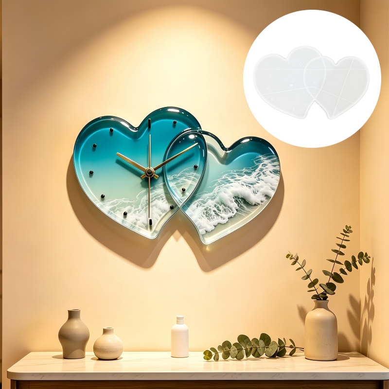 Dekorasi Seni Navigasi Kreatif - Resin Art Clock ulasan dan harga