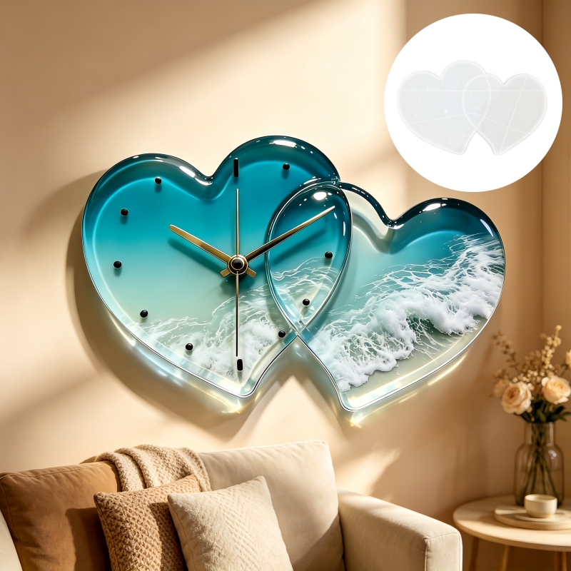 Dekorasi Seni Navigasi Kreatif - Resin Art Clock ulasan dan harga