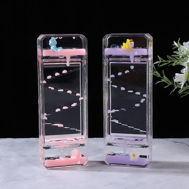 Ornamen meja anti-stres berben - Resin Art Clock ulasan dan harga