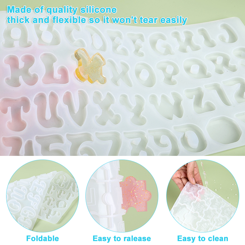 Cetakan gantungan kunci alfabe - Resin Art Kit For Beginners ulasan dan harga
