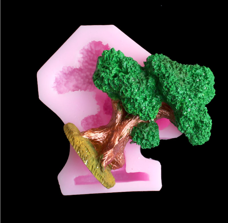Pine tree silica gel cetakan D - Resin Art Clay ulasan dan harga