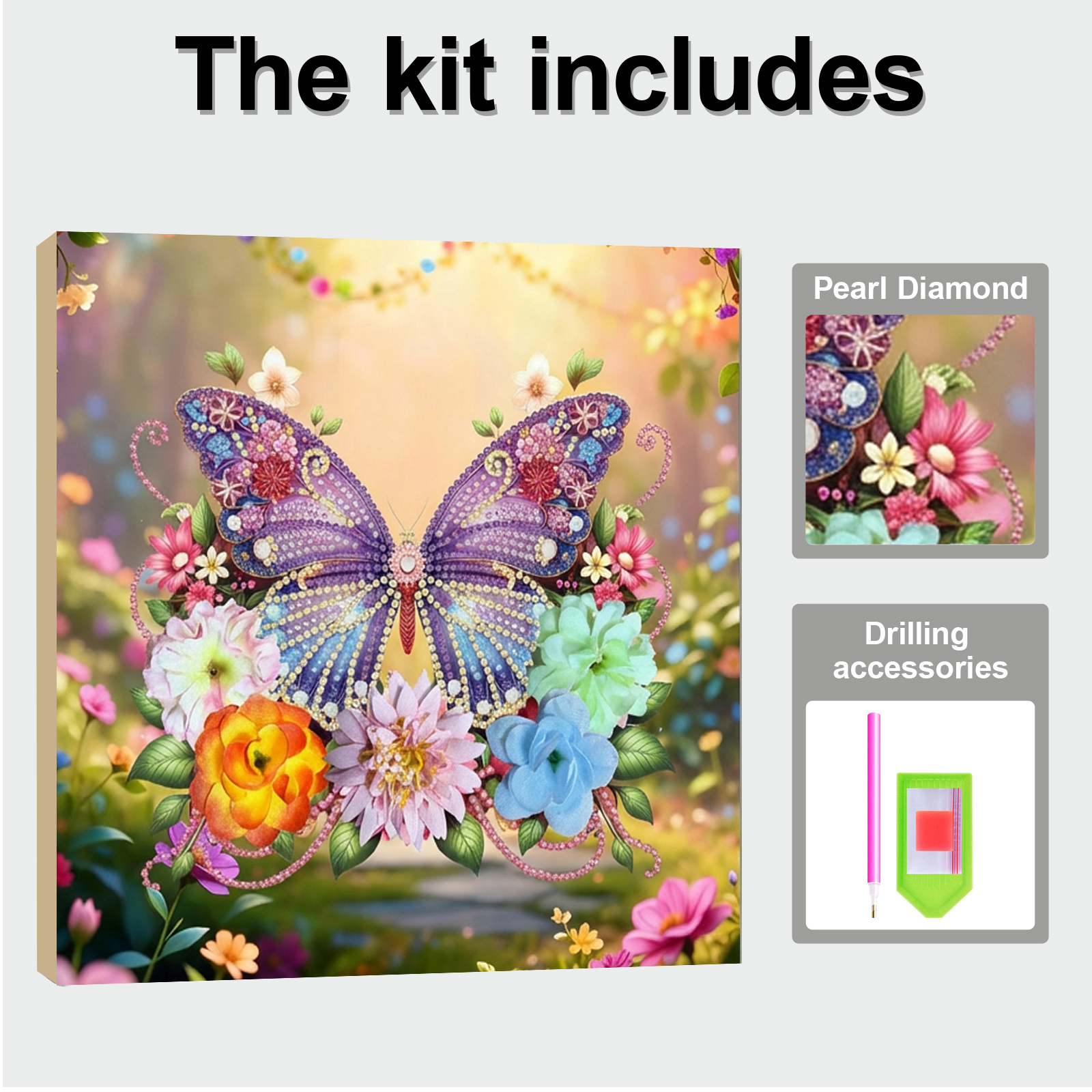 Kit Seni Berlian DIY Kupu-kupu - Resin Art Frame ulasan dan harga