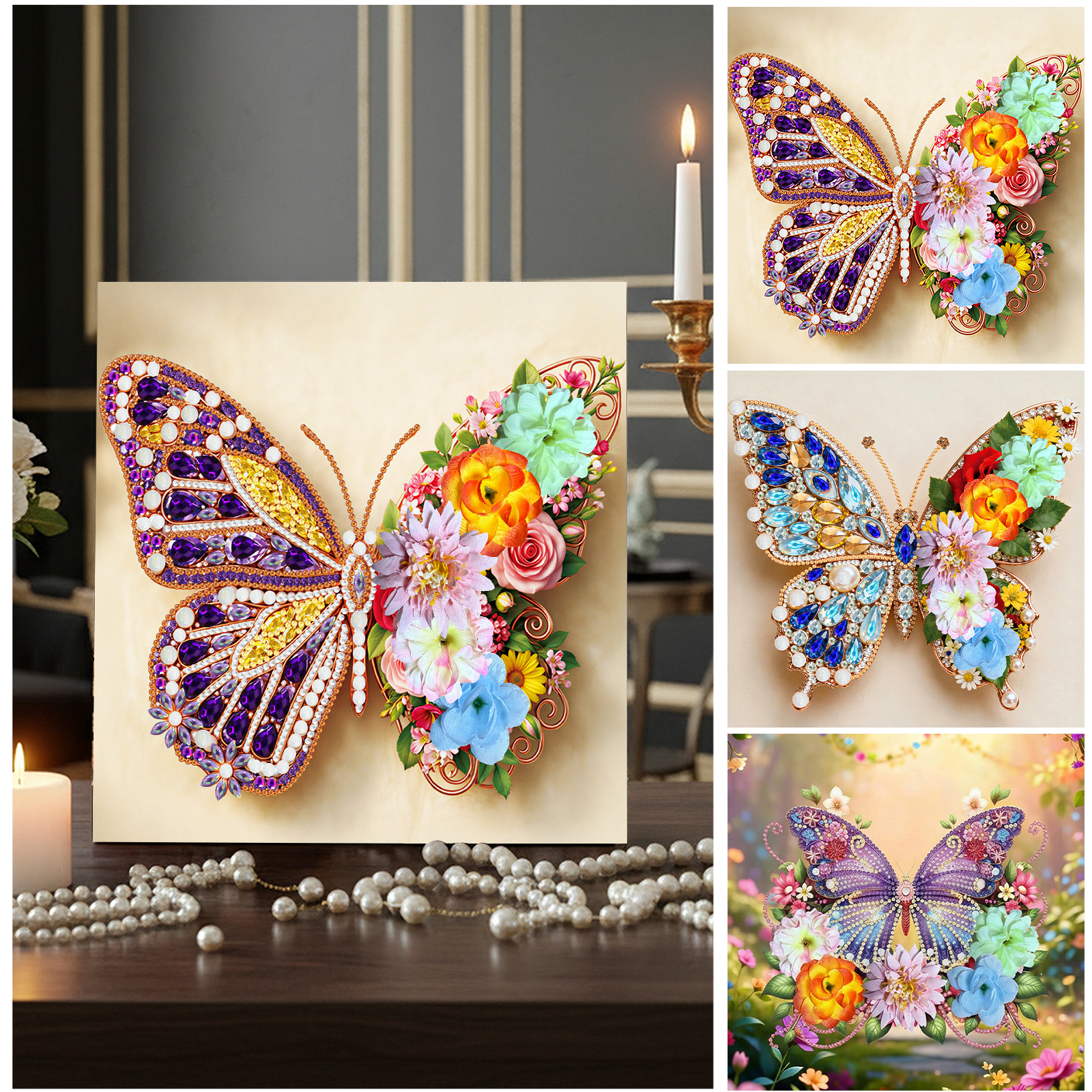 Kit Seni Berlian DIY Kupu-kupu - Resin Art Frame ulasan dan harga