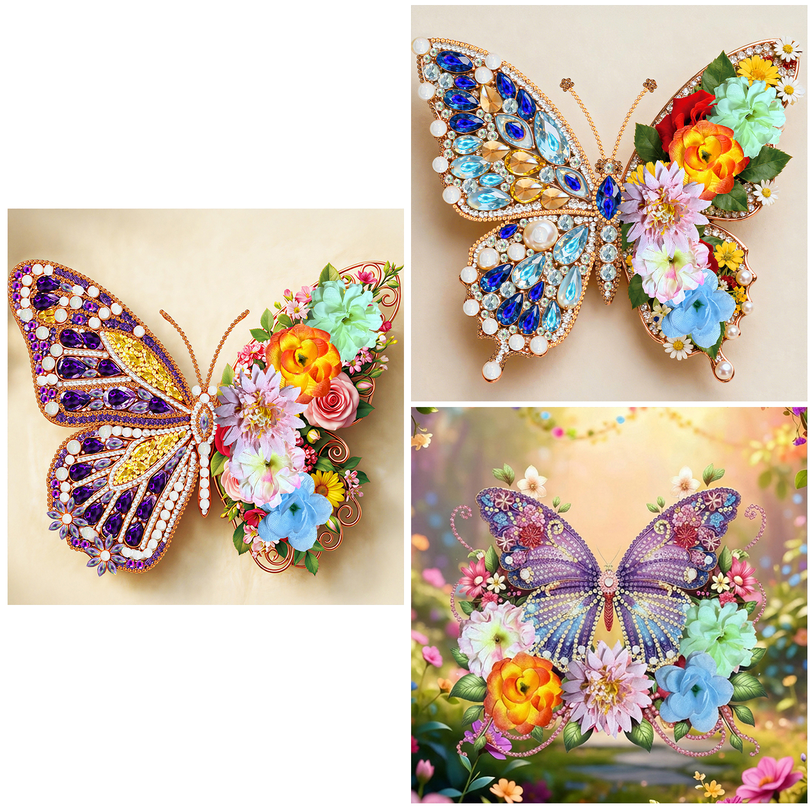Kit Seni Berlian DIY Kupu-kupu - Resin Art Frame ulasan dan harga