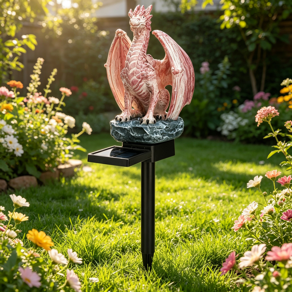 Lampu Taman Tenaga Surya Bentu - Resin Art Lamp ulasan dan harga