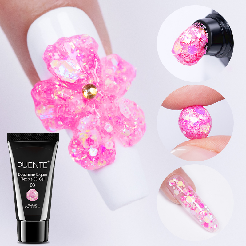 PUENTE 30G Gel Kuku Ekstensi T - Resin Art Youtube ulasan dan harga