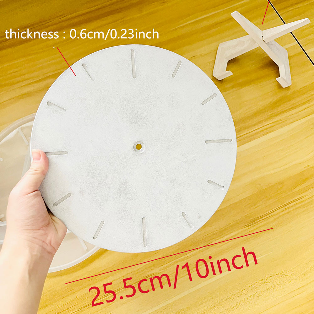 Jam panggilan cetakan berdiri  - Resin Art Clock ulasan dan harga