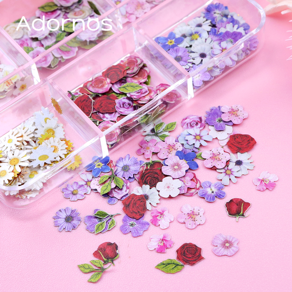 6 kisi bunga CIP bubur kayu ep - Resin Art And Wood ulasan dan harga