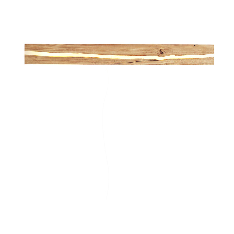 Lampu Dinding Retak Kayu Alami - Resin Art And Wood ulasan dan harga