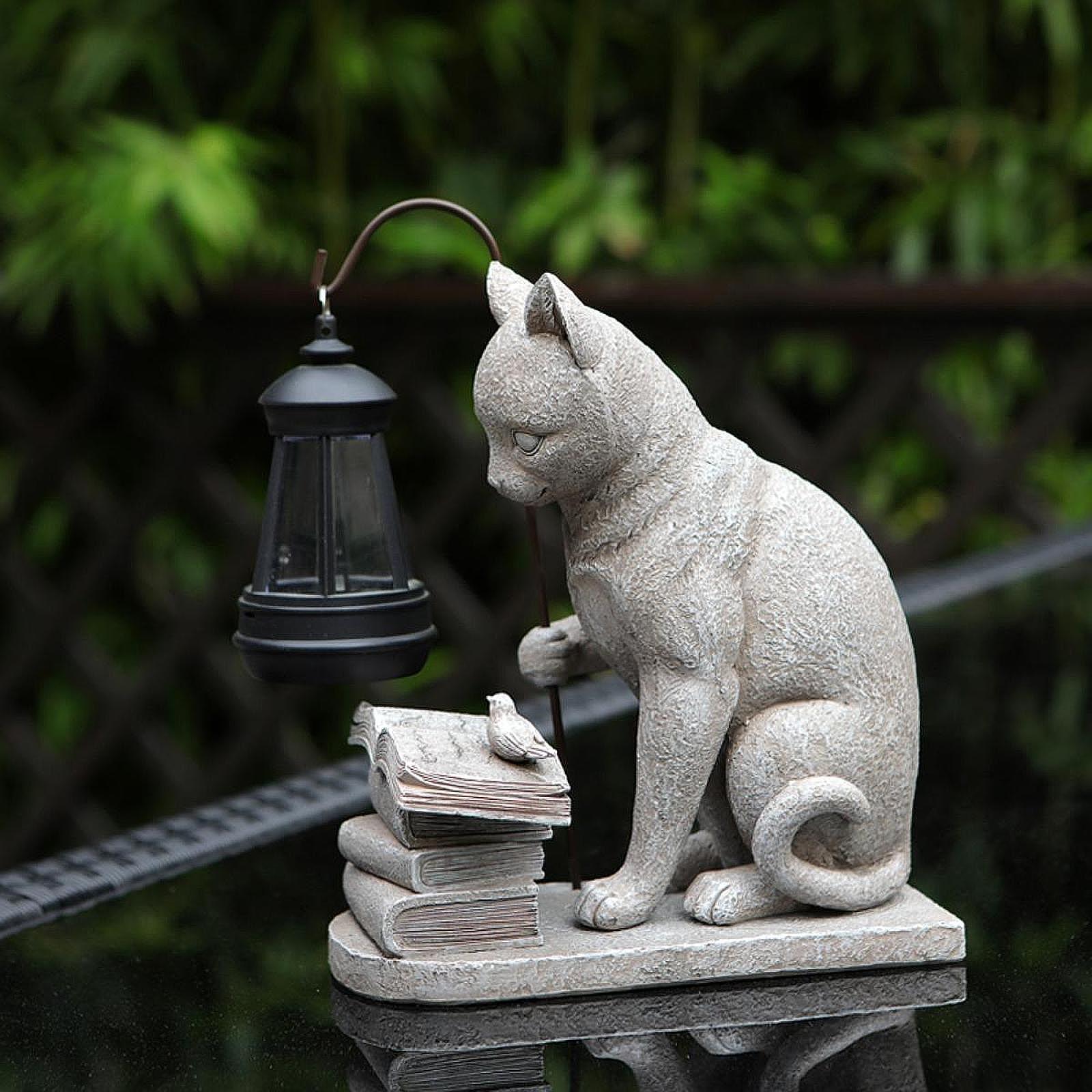 Patung Mini Taman Surya Lampu  - Resin Art Lamp ulasan dan harga