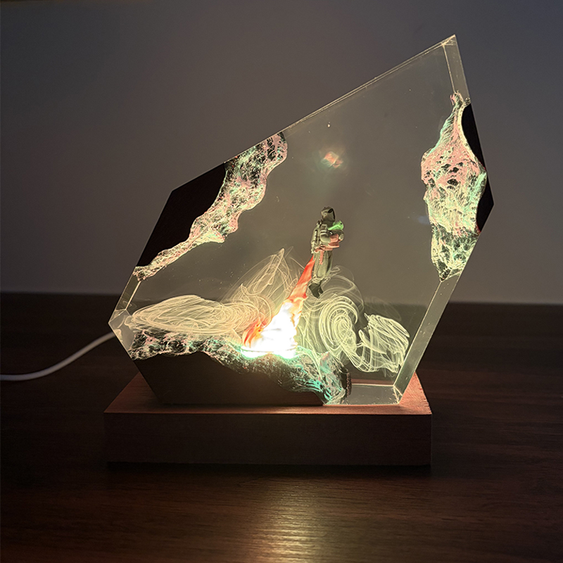 Lampu Meja Resin Figur Anime S - Resin Art Lamp ulasan dan harga