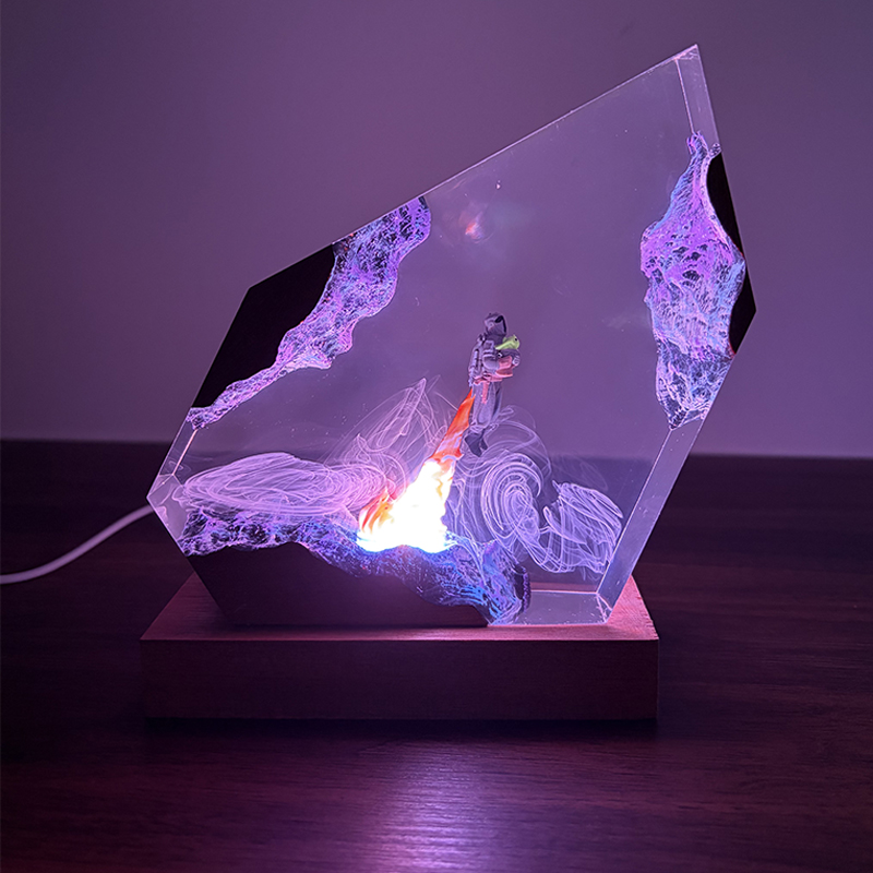 Lampu Meja Resin Figur Anime S - Resin Art Lamp ulasan dan harga
