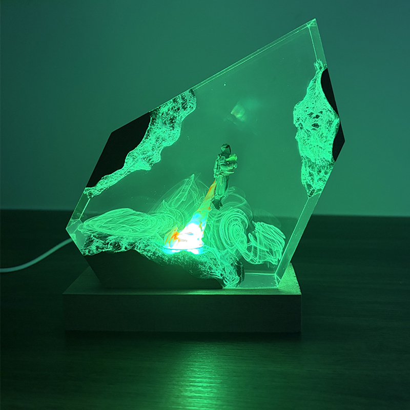Lampu Meja Resin Figur Anime S - Resin Art Lamp ulasan dan harga