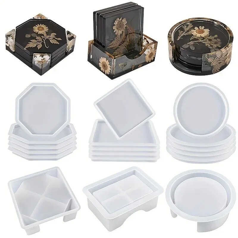 Set cetakan Resin Coaster term - Resin Art Kit For Beginners ulasan dan harga