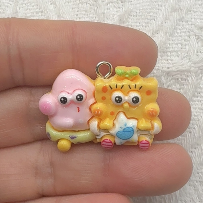 10 buah liontin resin kartun,  - Resin Art Supplies Near Me ulasan dan harga