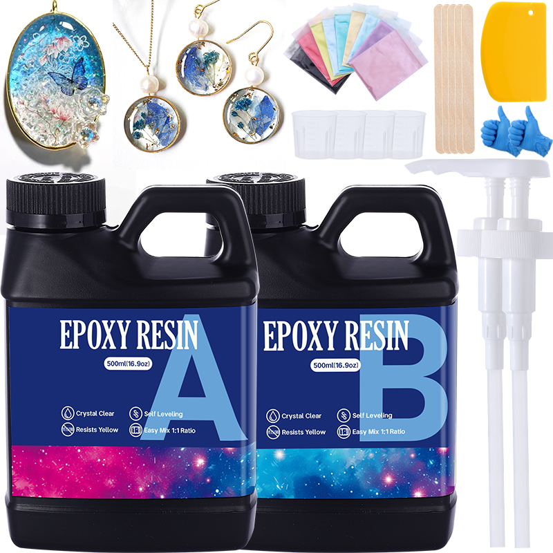 Kit Resin Epoksi Kristal Jerni - Resin Art Table Top ulasan dan harga