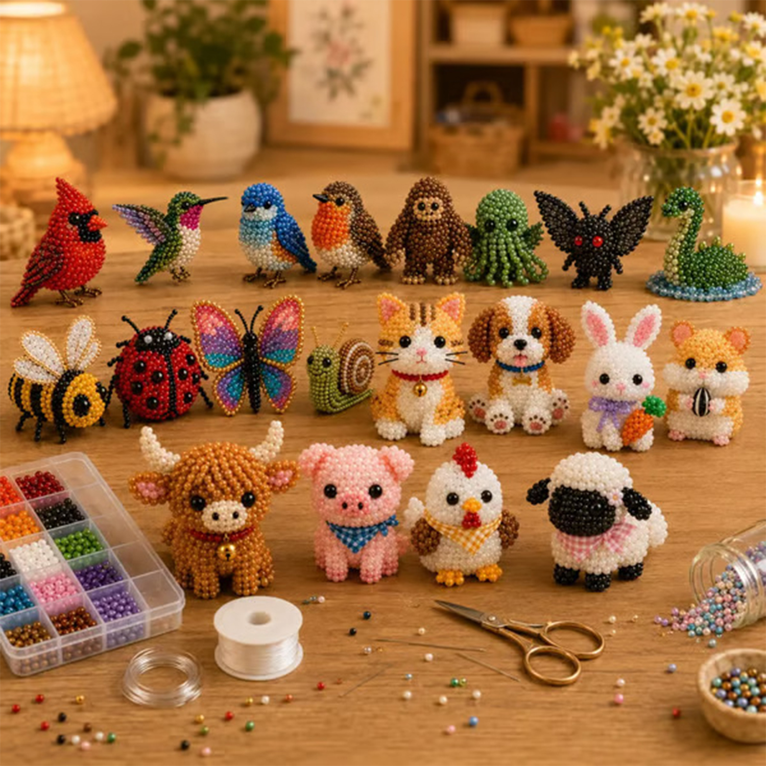 Kit Kerajinan Hewan 3D Mini Be - Resin Art Kit For Beginners ulasan dan harga