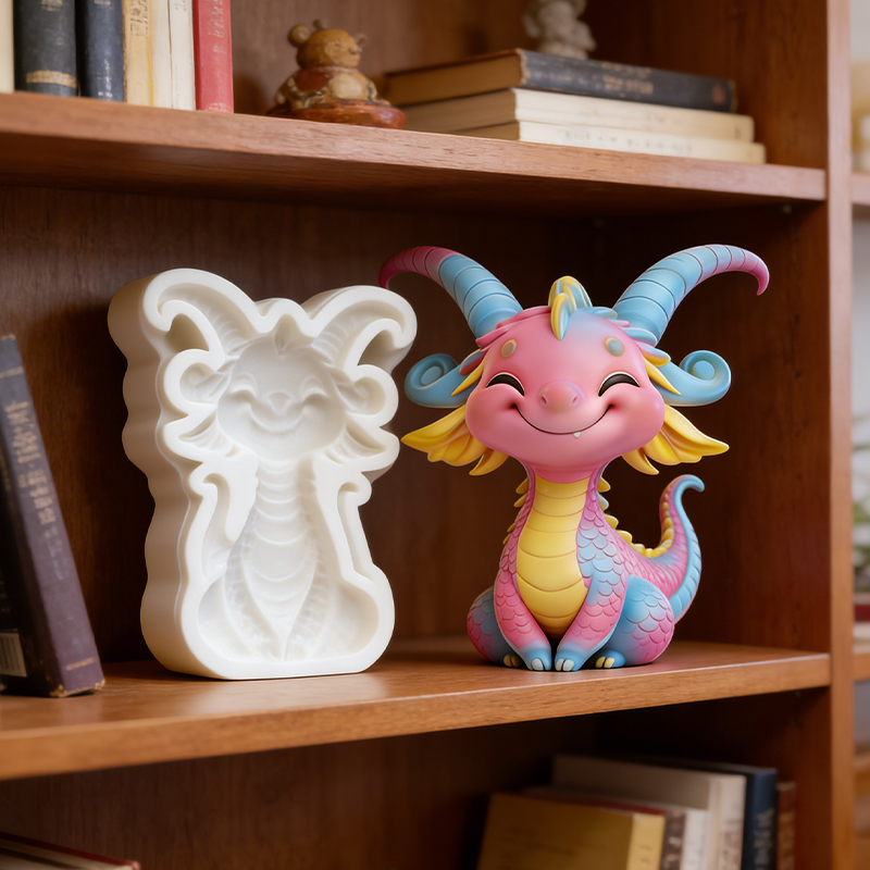 Cetakan silikon naga kecil yan - Resin Art Clay ulasan dan harga