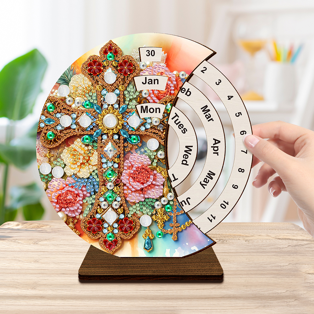 HOMFUN kalender abadi lukisan  - Resin Art And Wood ulasan dan harga