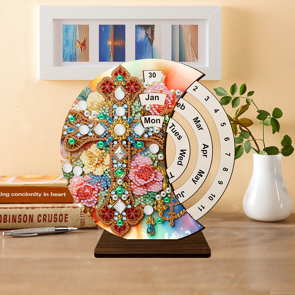 HOMFUN kalender abadi lukisan  - Resin Art And Wood ulasan dan harga