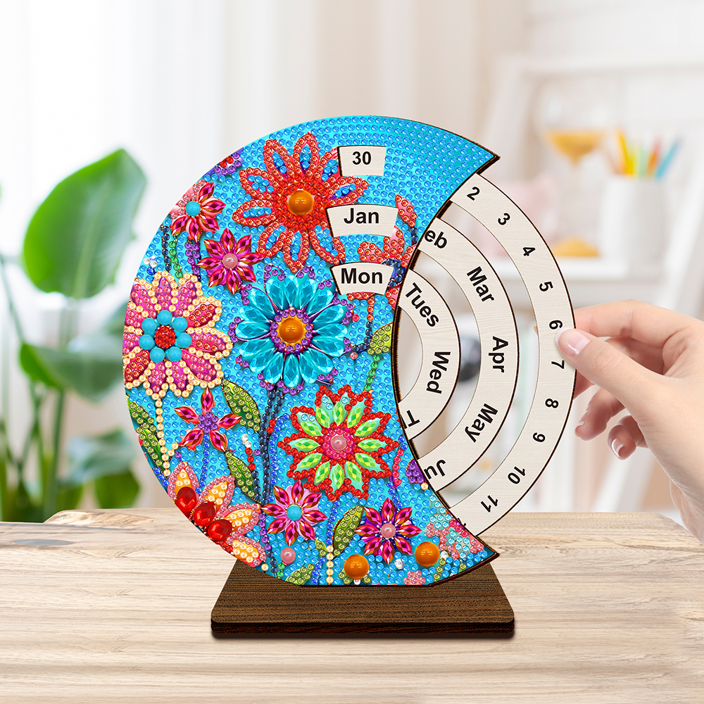 HOMFUN kalender abadi lukisan  - Resin Art And Wood ulasan dan harga