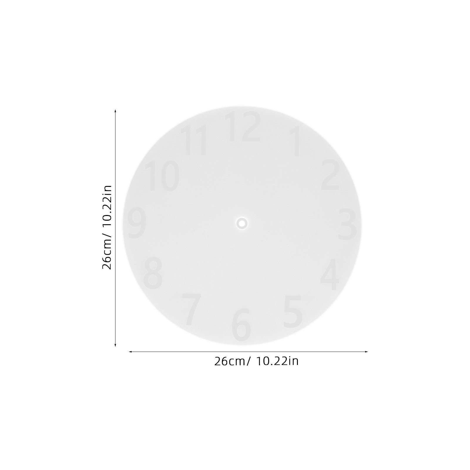 1Set Kit Cetakan Jam Silikon u - Resin Art Clock ulasan dan harga