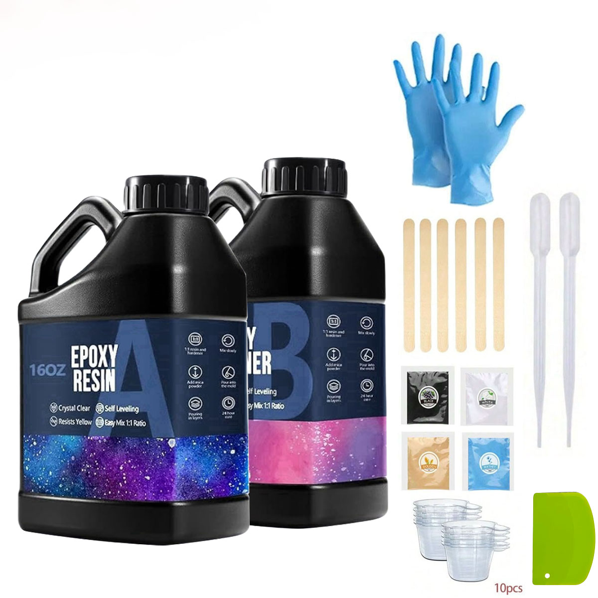 1000ml Kit Resin Epoksi Krista - Resin Art Epoxy ulasan dan harga