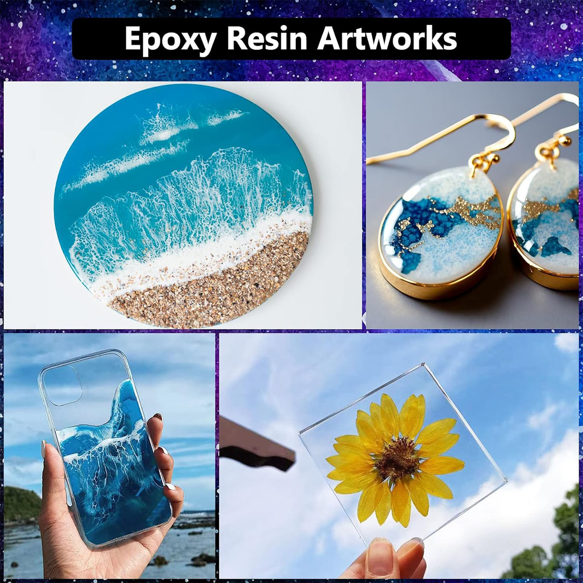 1000ml Kit Resin Epoksi Krista - Resin Art Epoxy ulasan dan harga