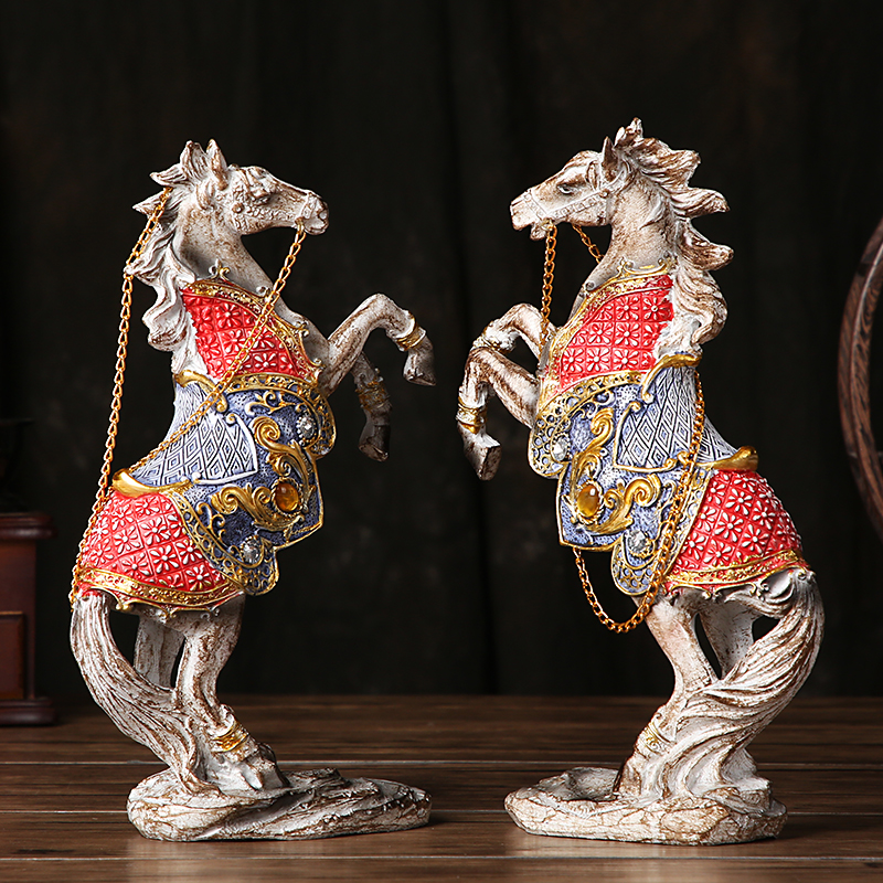 Patung Kuda Garda Kerajaan Ant - Resin Art Table Top ulasan dan harga