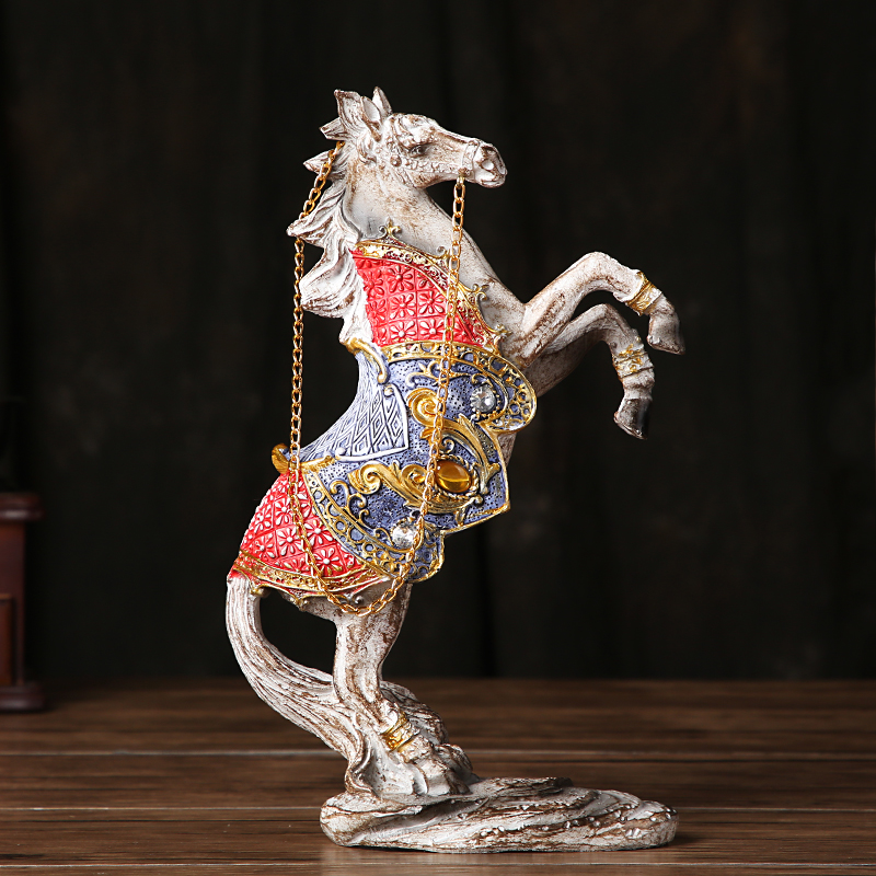 Patung Kuda Garda Kerajaan Ant - Resin Art Table Top ulasan dan harga