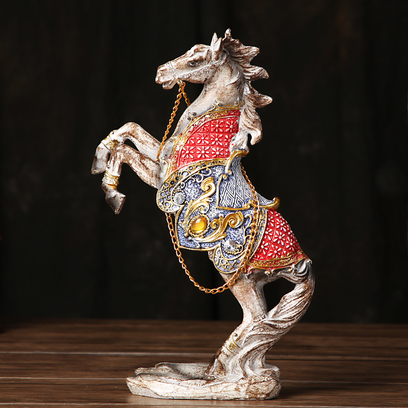 Patung Kuda Garda Kerajaan Ant - Resin Art Table Top ulasan dan harga