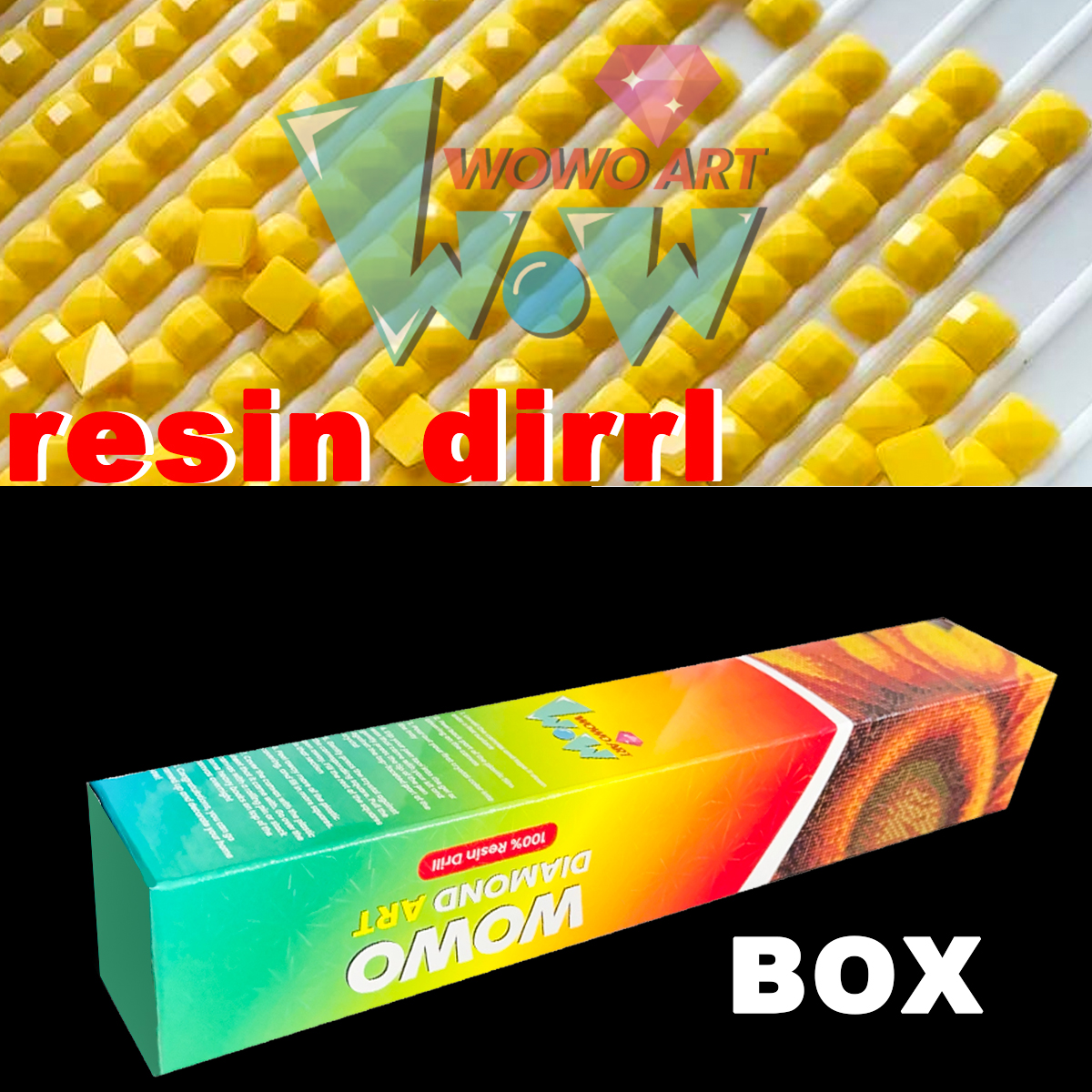 【Piu Diamond Art】Karya Seni Be - Resin Art Under 100 ulasan dan harga